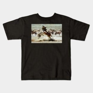 Zebra Fight Kids T-Shirt